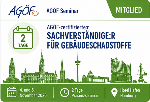 Anmeldung für AGÖF-Mitglieder