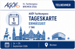 AGÖF-Kongress Tageskarte ermäßigt Frühbucher